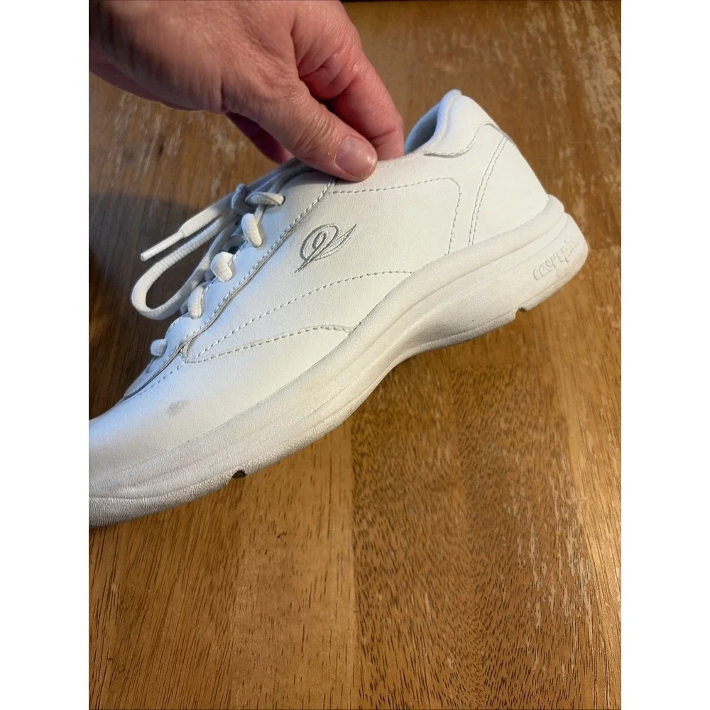 Easy Spirit Tennis Shoes, Women's Shoes Size 7, US 7, Plain White Shoes, Lace Up